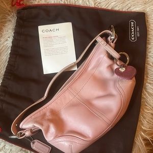 Vintage COACH Hobo With Keychain